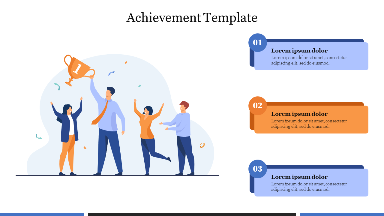 Free -  Achievement Google Slides and PowerPoint Templates Free 